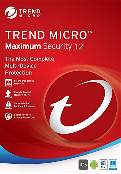 Trend Micro Maximum Security 3 PC 1 Year Key Global
